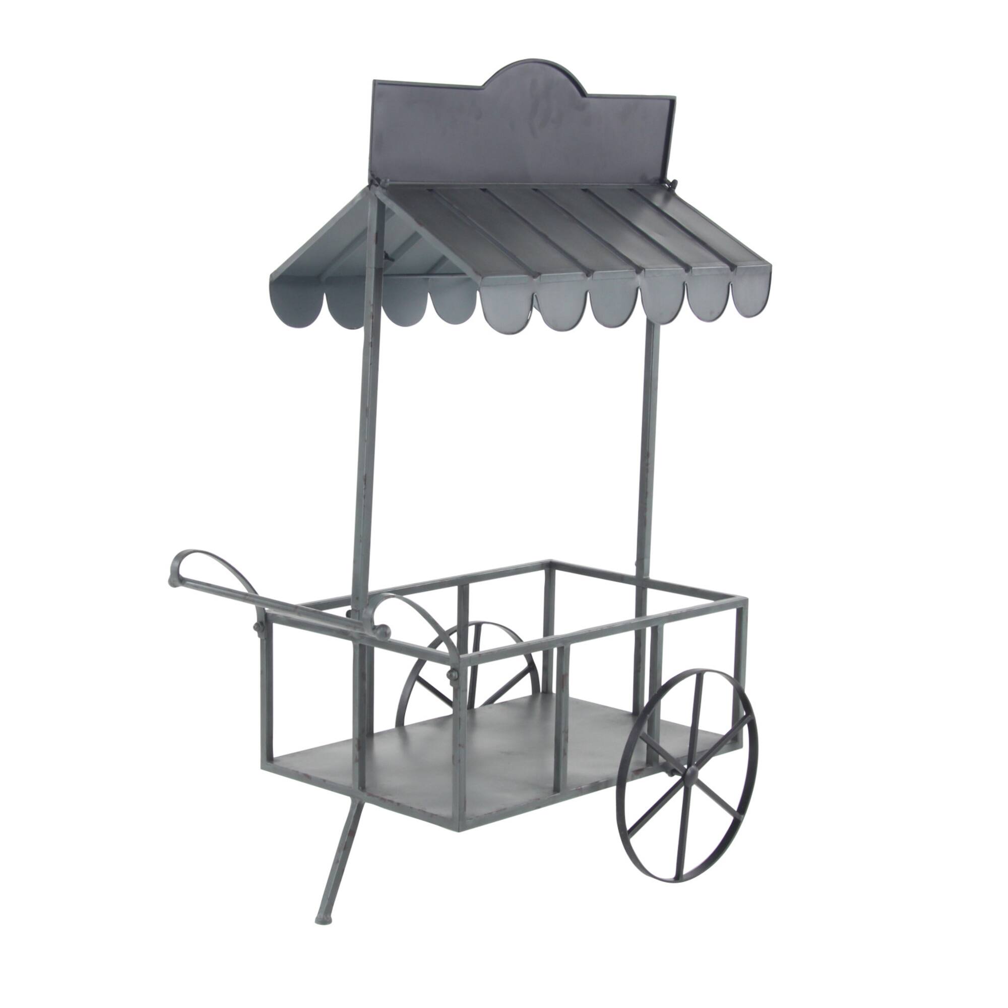 Black Metal Farmhouse Plantstand, 32" x 44"